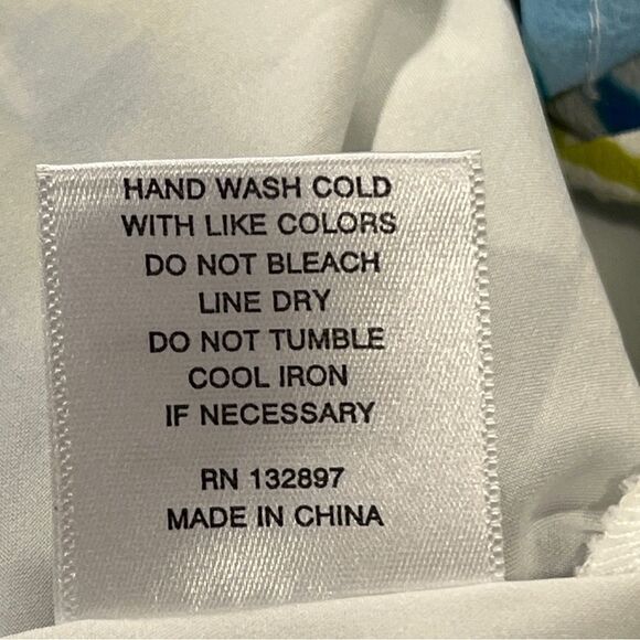 Rose & Olive Tropical Print Off-Shoulder mini Dress size medium - Picture 10 of 13